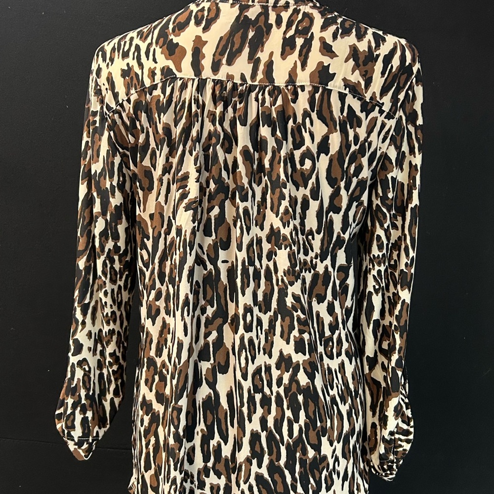 Lily Morgan Women's Leopard Print Blouse - Picture 3 of 6